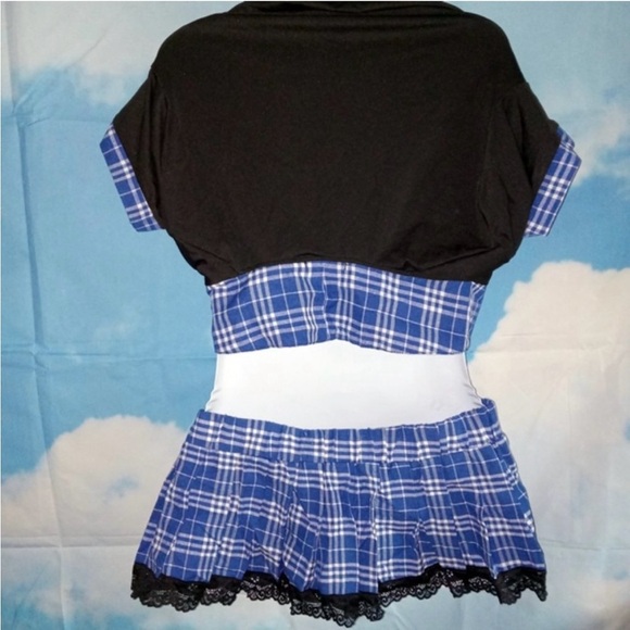 Women’s Sexy Schoolgirl Lingerie Roleplay Set  – Size XXXL-NWT ADOME - Picture 4 of 6